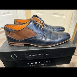 Bugatti dress shoes blue size 46